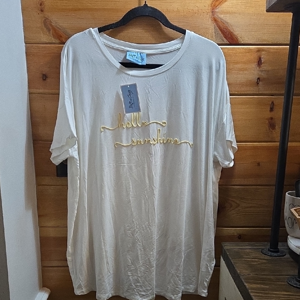 Hello Sunshine 1x Bamboo Tee Super Soft